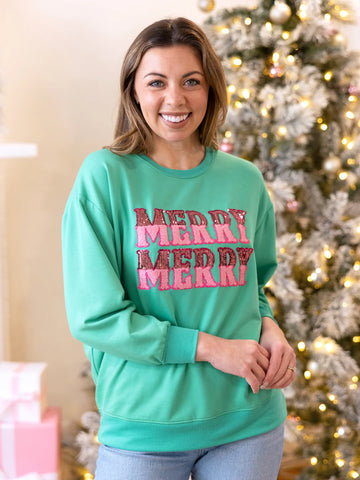 Sparkle Merry Sweatshirt