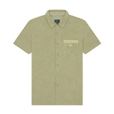 Terry Cloth Shirt- Agave Green