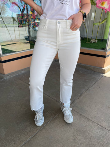 White Vintage Denim Jeans