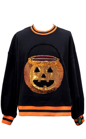 QOS Pumpkin Bucket Sweatshirt