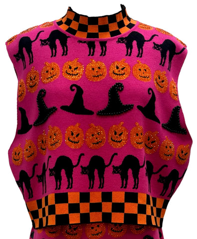 QOS Pink Halloween Tank (PREORDER)