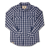 Navy Western Pearl Snap