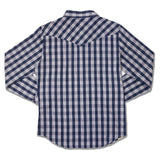 Navy Western Pearl Snap