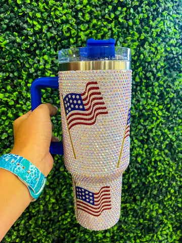 USA Sparkle Tumbler