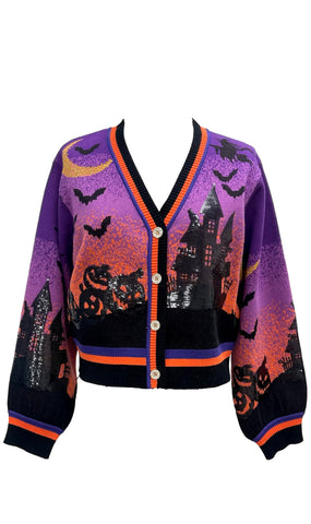 QOS Halloween Cardigan