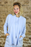 Ice Blue Bubble Top