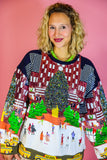 Christmas Rockefeller Sweatshirt- QOS