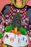 Christmas Rockefeller Sweatshirt- QOS