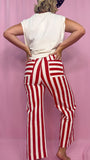 Red Striped Jeans