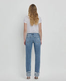 Mid Rise Cuffed Jeans