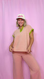 Pink Striped Pants