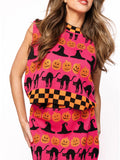 QOS Pink Halloween Tank