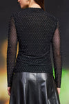 Black Diamond Fitted Top