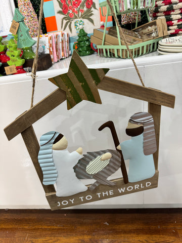 Nativity Door Hanger