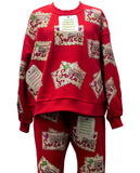 Sparkle Letters to Santa Sweatshirt