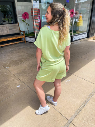 Cloud Matcha Shorts
