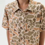 Youth Venado Camo Western Shirt