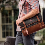 Messenger Bag: Bark
