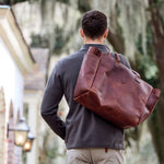 Leather Carryall Bag- Oak