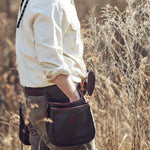 Canvas Shell Bag-Bark