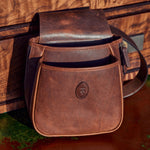 Leather Shell Bag- Oak