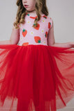 Girls Strawberry Tutu