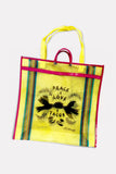 Taco Large Mesh Yellow Tote