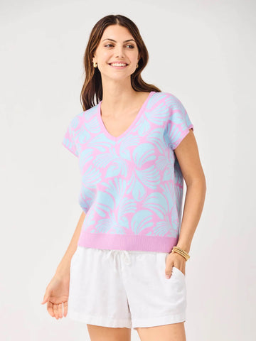 Tropical Summer Sweater Top
