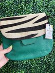 Green Zebra Crossbody