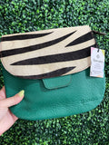 Green Zebra Crossbody