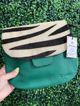 Green Zebra Crossbody