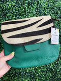 Green Zebra Crossbody