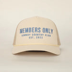 Members Only Hat- Cream