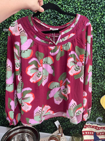 Top Janelle Center Stage -Plum