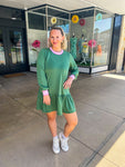 Georgia Olive Dress