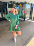 Georgia Olive Dress