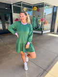Georgia Olive Dress