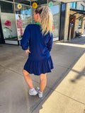 Allison Navy Dress
