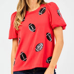 Sparkle Football Top