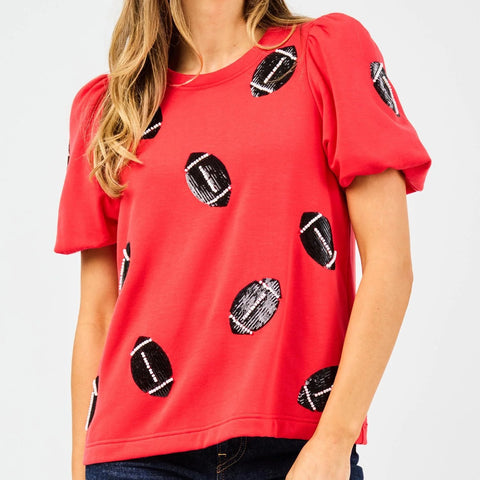 Sparkle Football Top