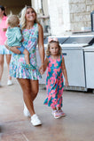 Palm Beach Pleated Dress