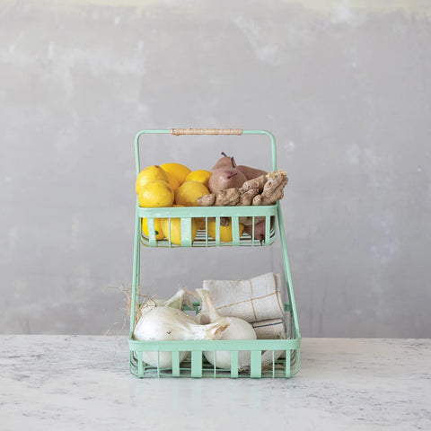 Mint Tier Baskets