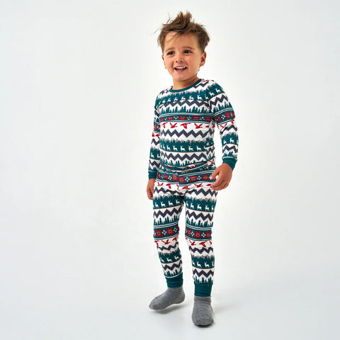 Youth Pajamas Set- Christmas