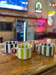 Striped Stoneware Mug