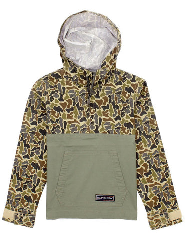 Boys Vintage Camo Pullover