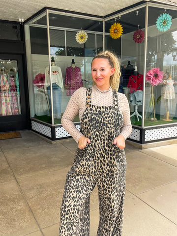 Animal Wide Leg Jumpsuit