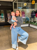 Wide Denim Pants