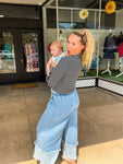 Wide Denim Pants