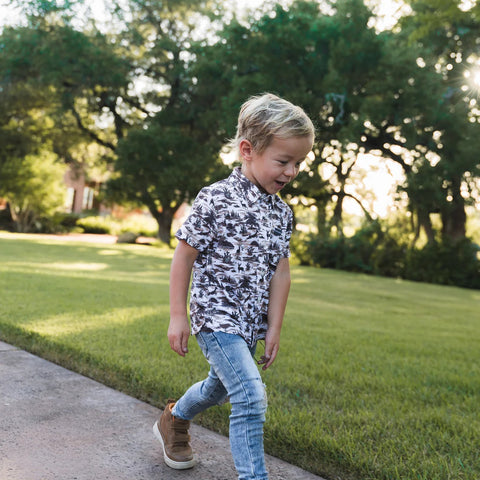 Youth Brush Country Button Up