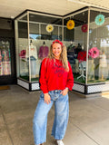Football Barrel Jeans